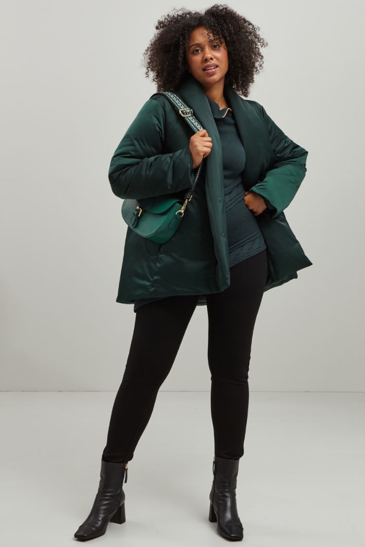 Pantaloni aderenti in jersey  - NERO - Fashion Market