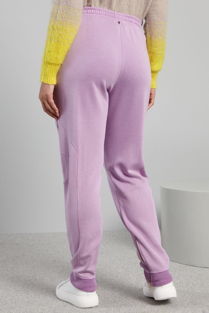 Pantaloni in jersey pesante - LILLA - Fashion Market - 4