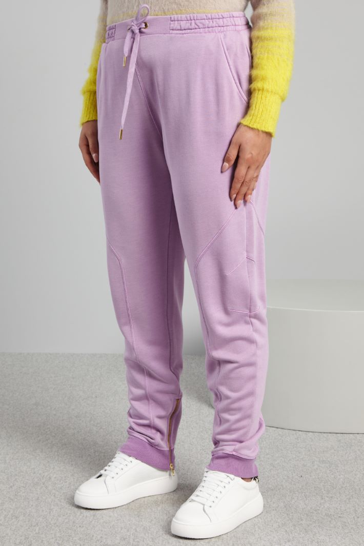 Pantaloni in jersey pesante - LILLA - Fashion Market - 2