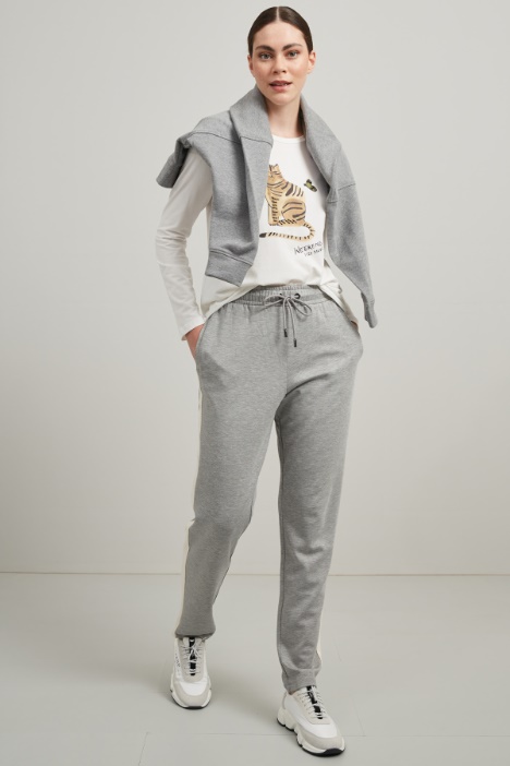 Jogger in jersey di viscosa - Fashion Market
