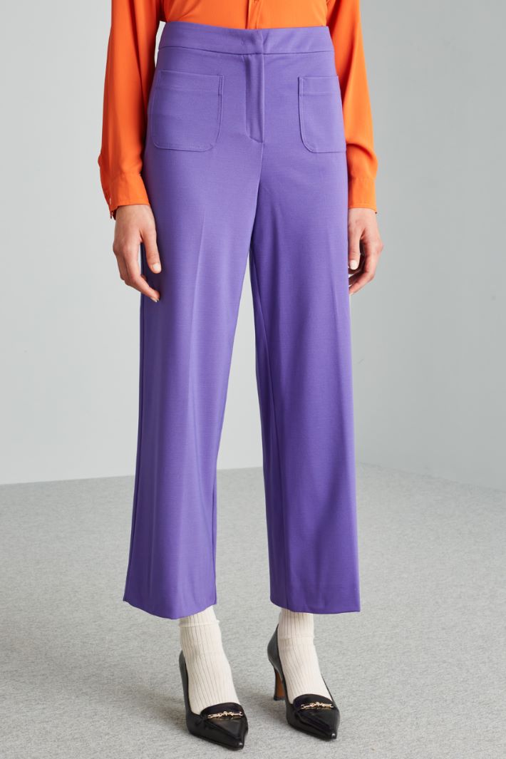 Pantaloni in jersey - VIOLA - Fashion Market - 2