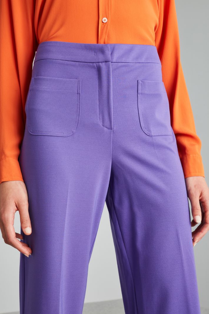Pantaloni in jersey - VIOLA - Fashion Market - 3