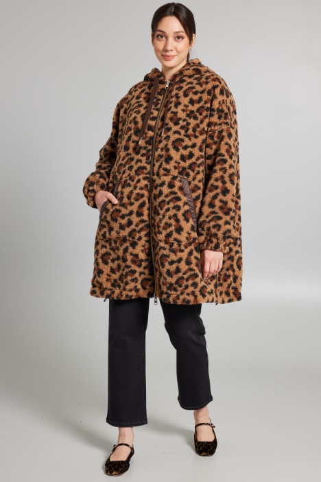 Giaccone reversibile peluche - Fashion Market