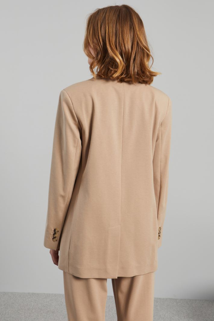 Blazer in jersey - SABBIA - Fashion Market - 4