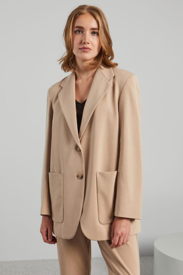Blazer in jersey - SABBIA - Fashion Market - 2