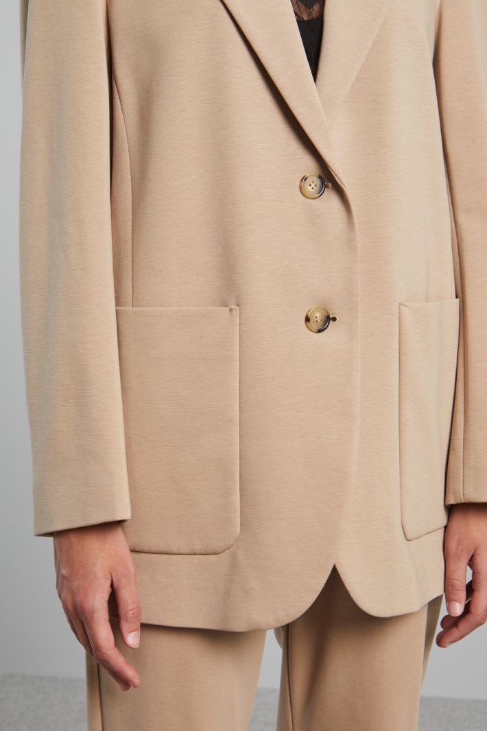Blazer in jersey - SABBIA - Fashion Market - 3