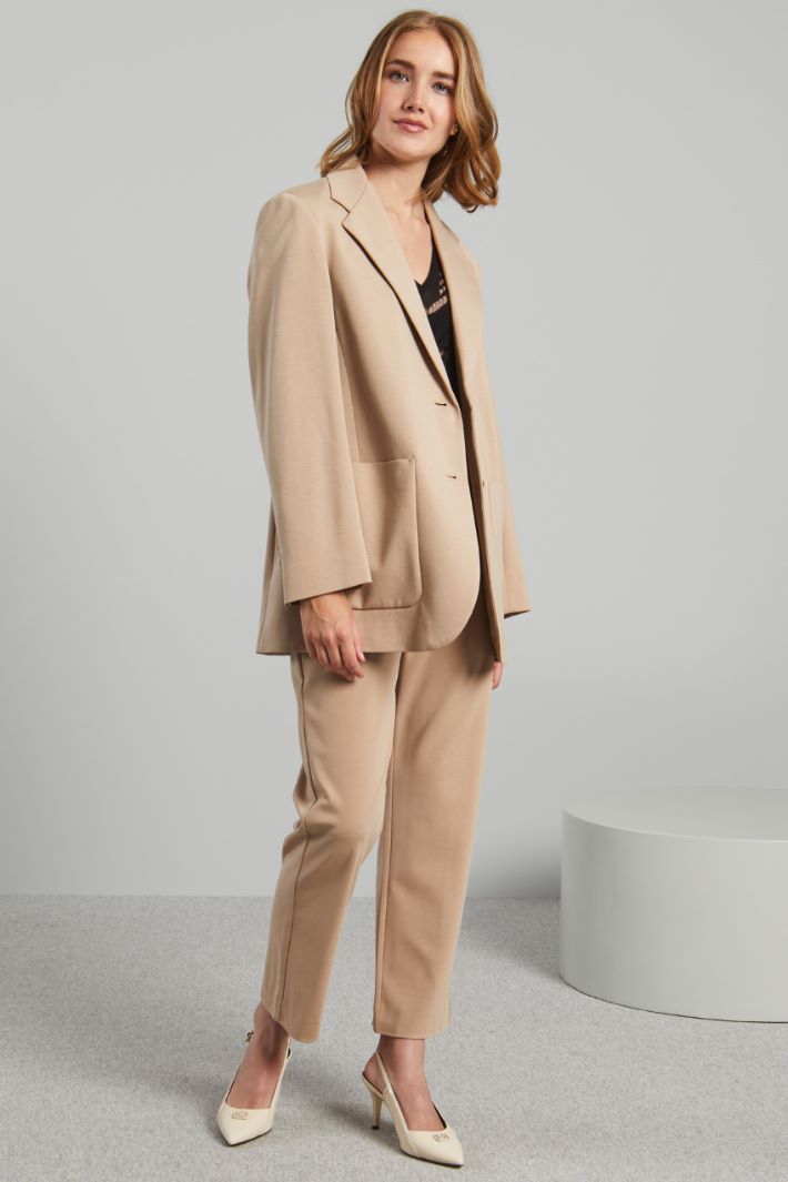 Blazer in jersey - SABBIA - Fashion Market