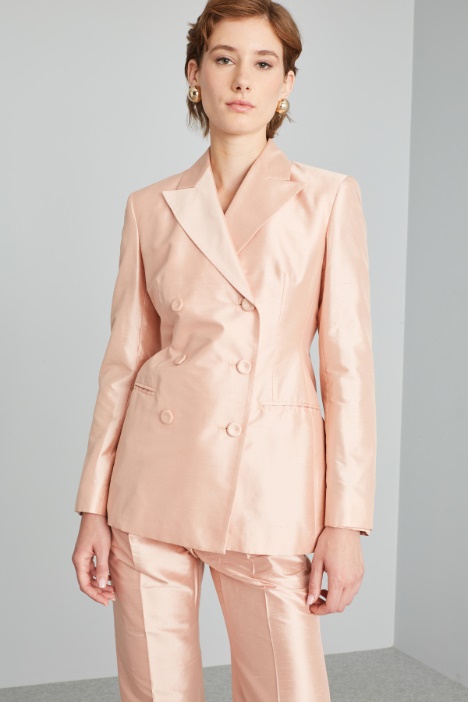 Blazer in shantung di seta - Fashion Market