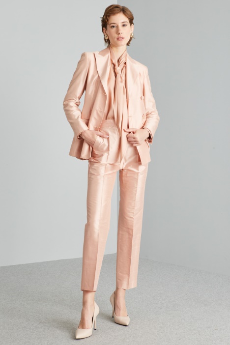 Blazer in shantung di seta - Fashion Market