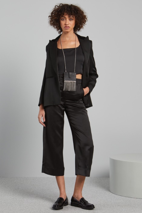 Blazer con dettagli in velluto - Fashion Market
