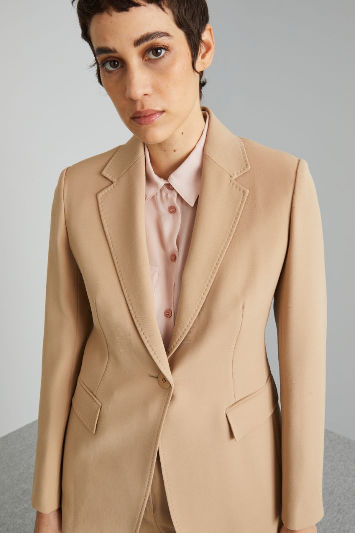 Blazer con bottone singolo - BISCOTTO - Fashion Market - 3