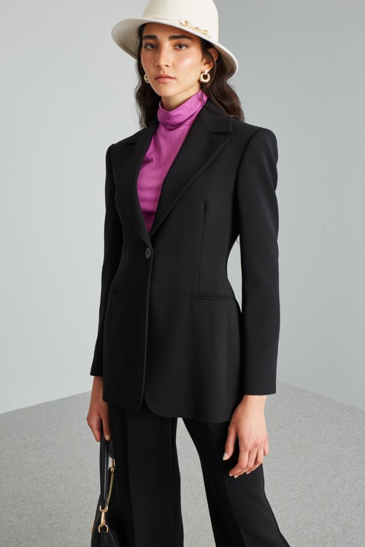 Blazer monopetto  - NERO - Fashion Market - 2