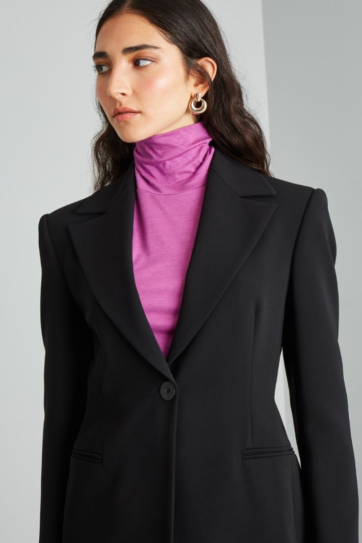 Blazer monopetto  - NERO - Fashion Market - 3