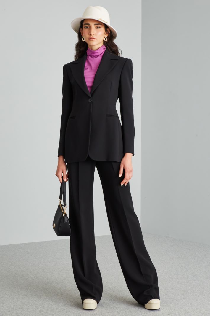 Blazer monopetto  - NERO - Fashion Market