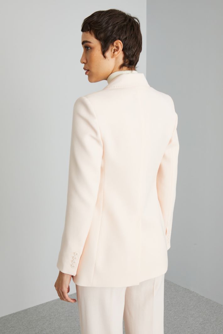 Blazer con rever a lancia - ROSA BABY - Fashion Market - 4