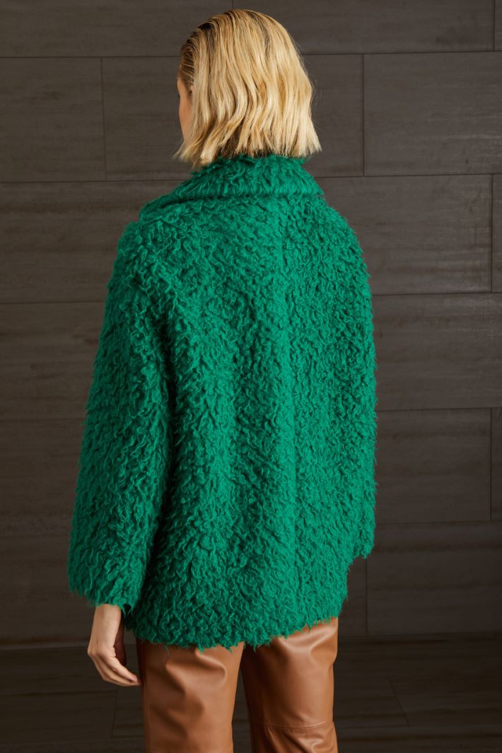 Giaccone in alpaca - VERDE - Fashion Market - 4