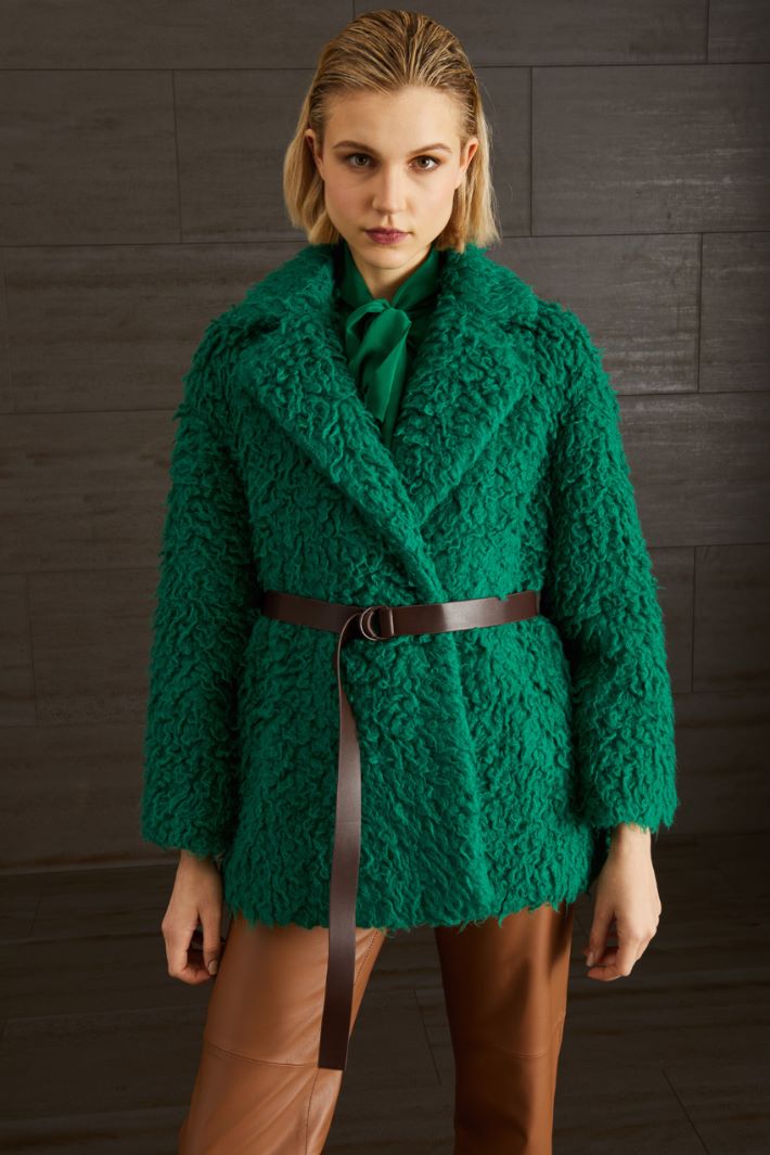 Giaccone in alpaca - VERDE - Fashion Market - 2