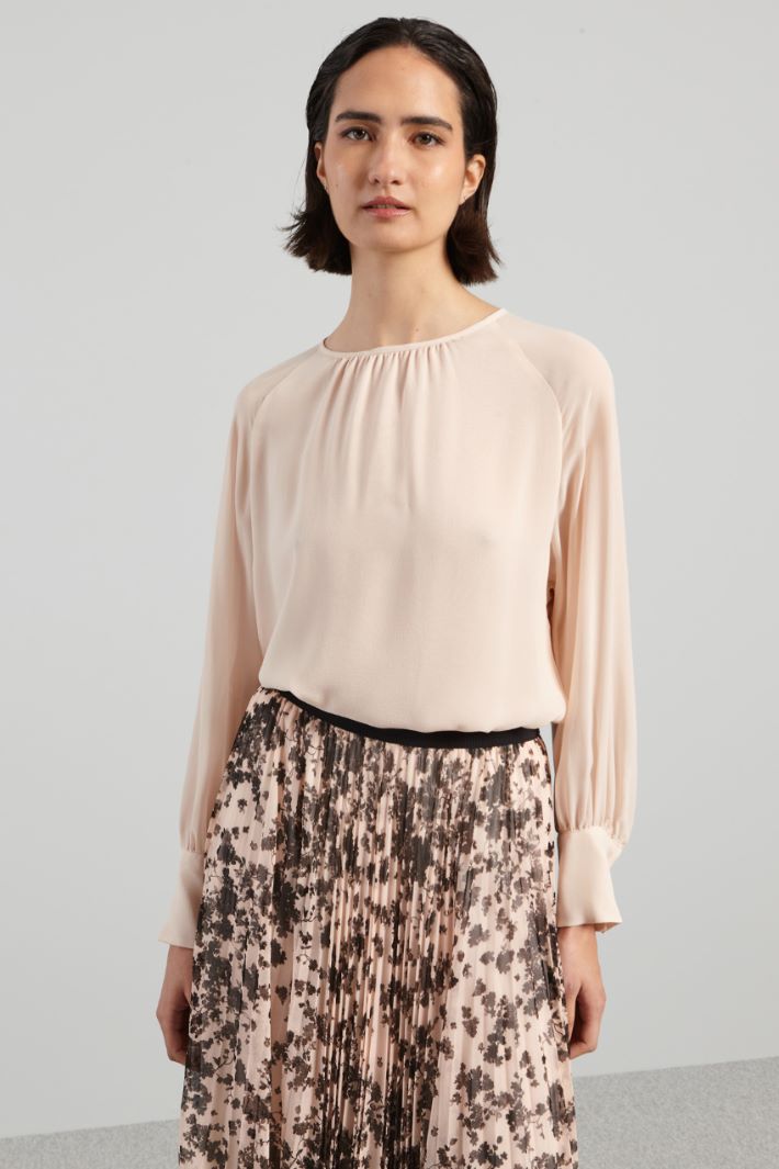 Blusa in pura seta - CIPRIA - Fashion Market - 2
