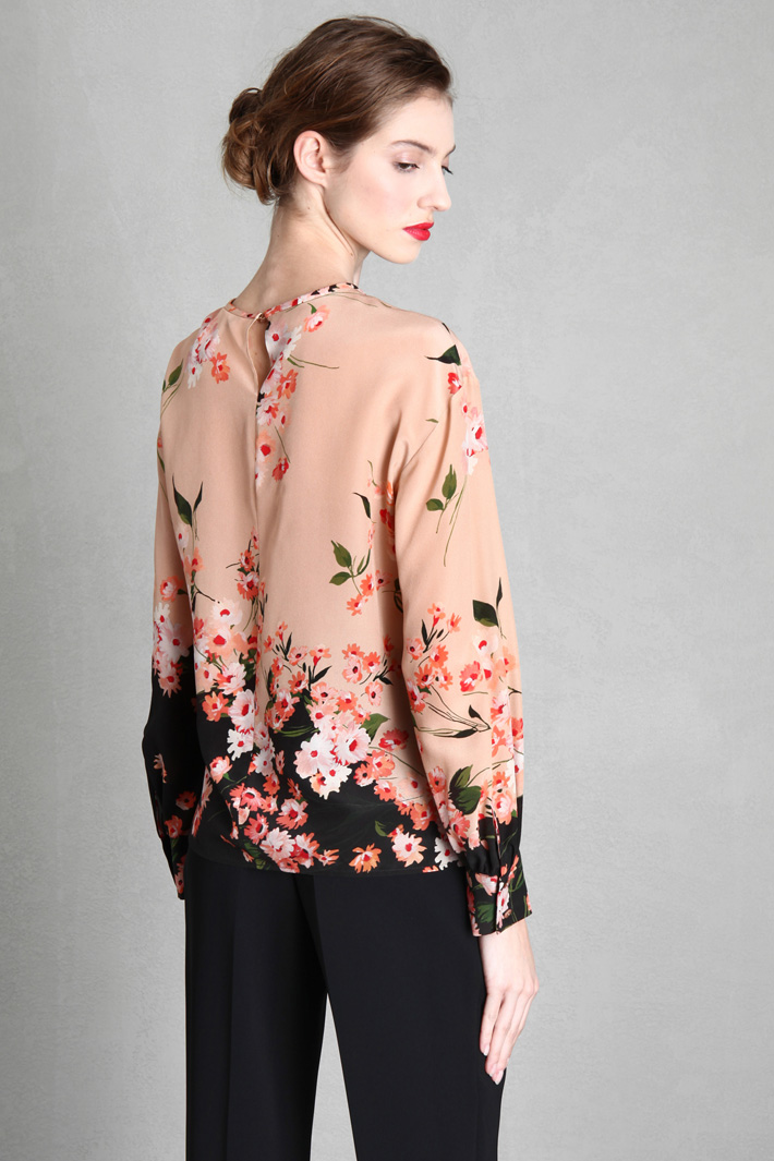 Blusa in crêpe di seta - FARD - Fashion Market - 4