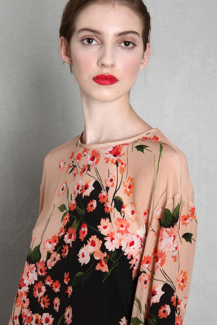 Blusa in crêpe di seta - FARD - Fashion Market - 3