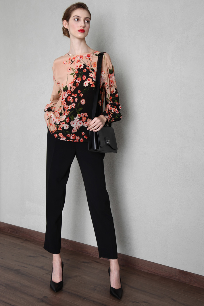 Blusa in crêpe di seta - FARD - Fashion Market - 2