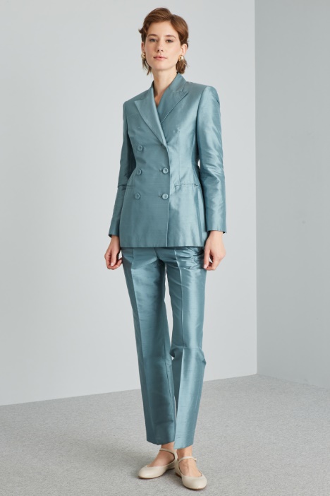 Pantaloni in shantung di seta - Fashion Market