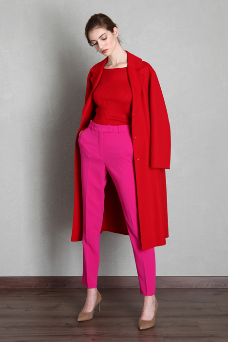 Pantaloni a sigaretta in cady - Fashion Market