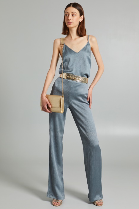 Pantaloni in creponne di viscosa - Fashion Market