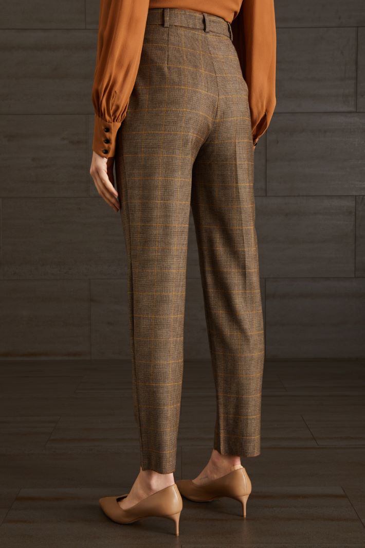 Pantalone in flanella  - CAMMELLO ORO NERO - Fashion Market - 4