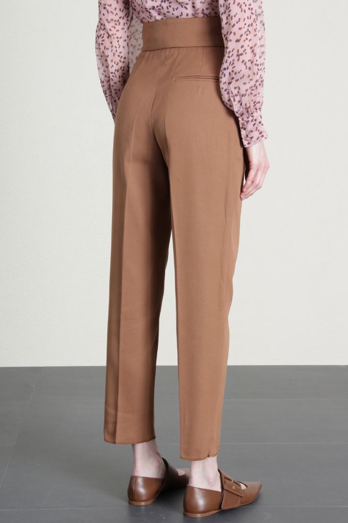 Pantaloni baggy in drill - MARRONE - Fashion Market - 2