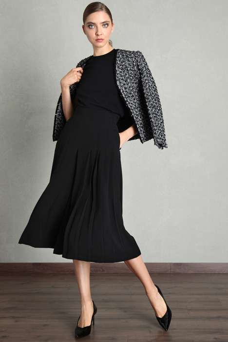 Gonna pantalone in cady - Fashion Market