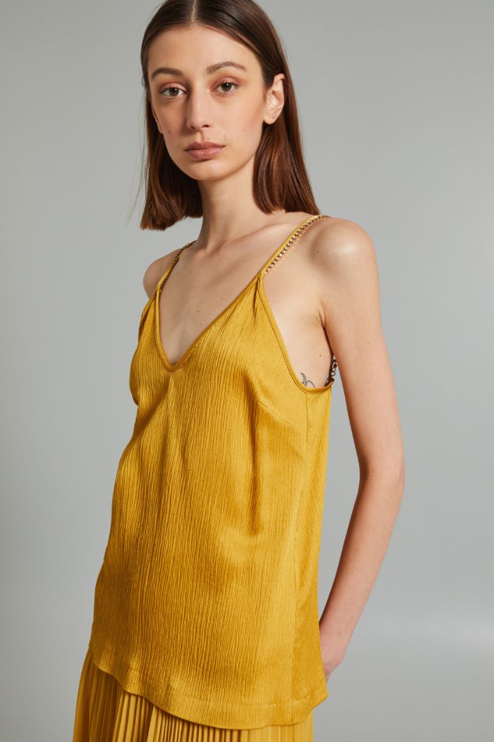 Top in creponne di viscosa - SENAPE - Fashion Market - 2