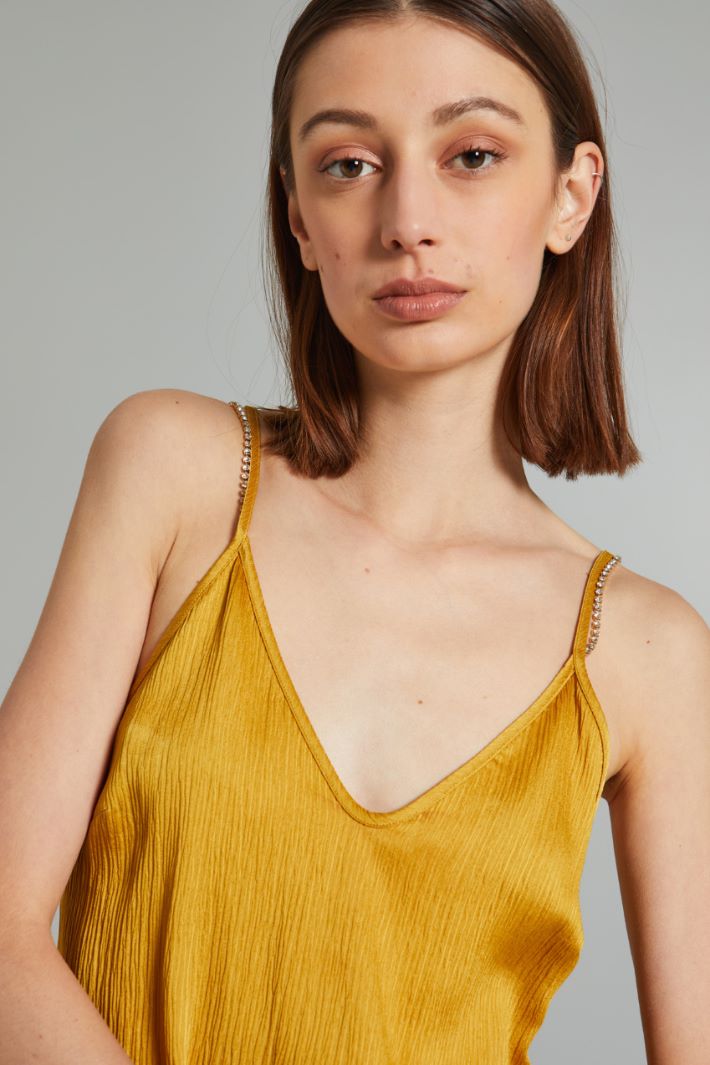 Top in creponne di viscosa - SENAPE - Fashion Market - 3