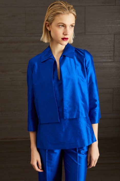 Spolverino in shantung di seta - Fashion Market