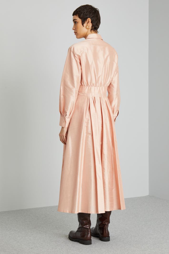 Chemisier in shantung di seta - ROSA PASTELLO - Fashion Market - 4