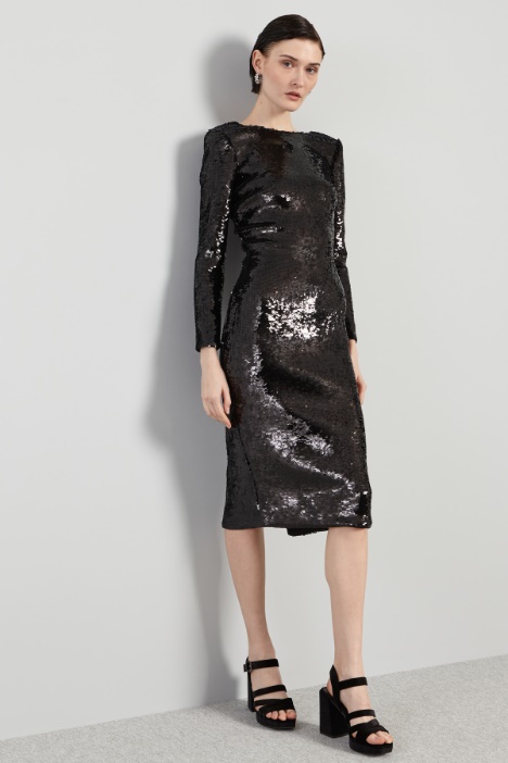 Abito a tubino con paillettes  - Fashion Market