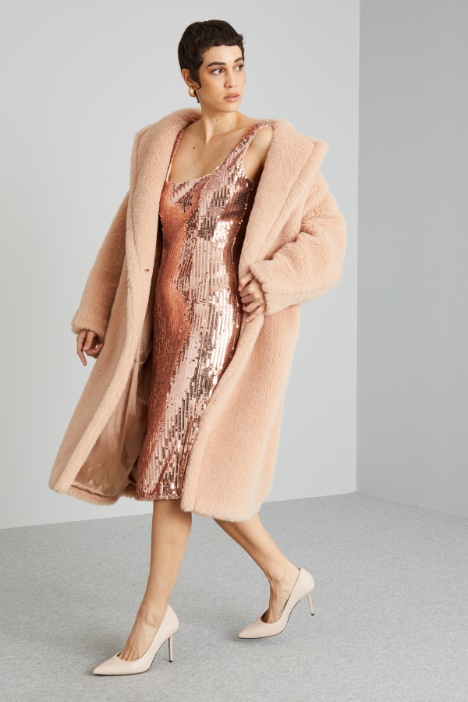 Tubino smanicato con paillettes - Fashion Market