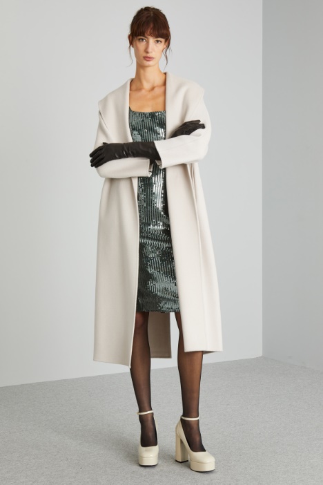 Tubino smanicato con paillettes - Fashion Market