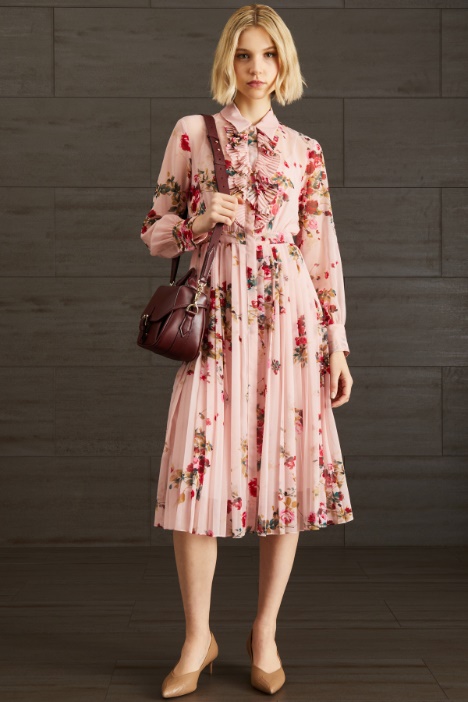 Abito chemisier in georgette - Fashion Market