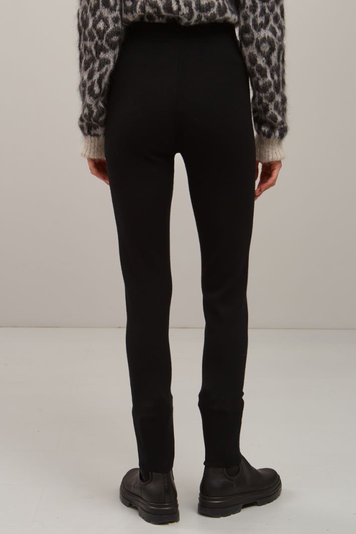 Leggings in viscosa - NERO - Fashion Market - 4