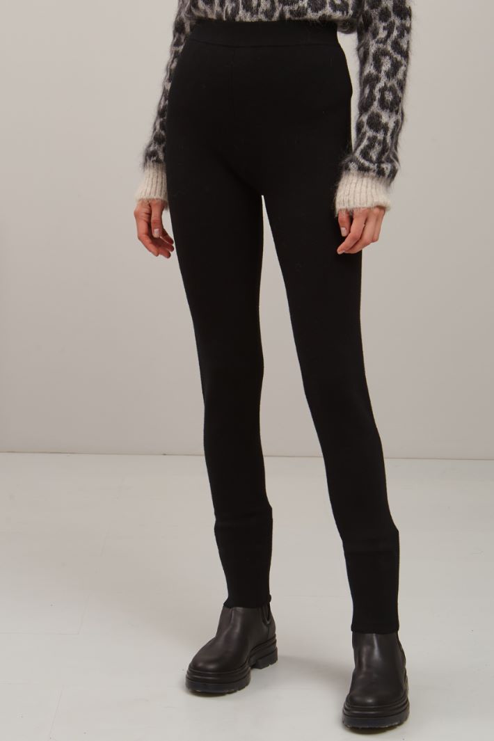 Leggings in viscosa - NERO - Fashion Market - 2