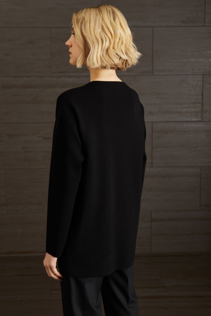 Maglia in jersey  - NERO - Fashion Market - 4