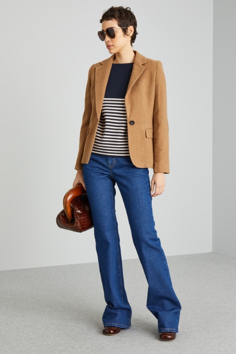 Maglia boxy con bottoni - Fashion Market