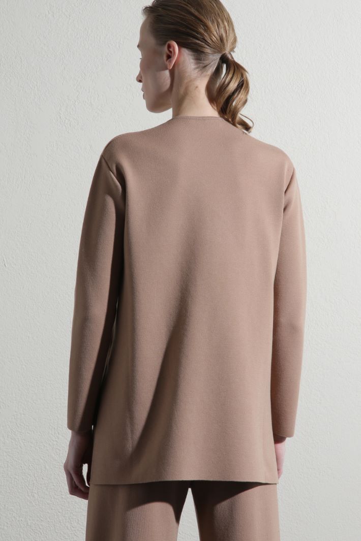 Maglia in jersey compatto  - CAMMELLO ROSSO - Fashion Market - 2