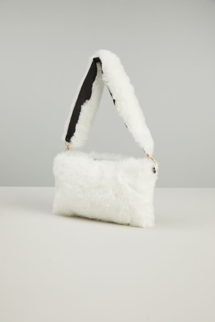 Borsa effetto pelliccia - BIANCO - Fashion Market - 2