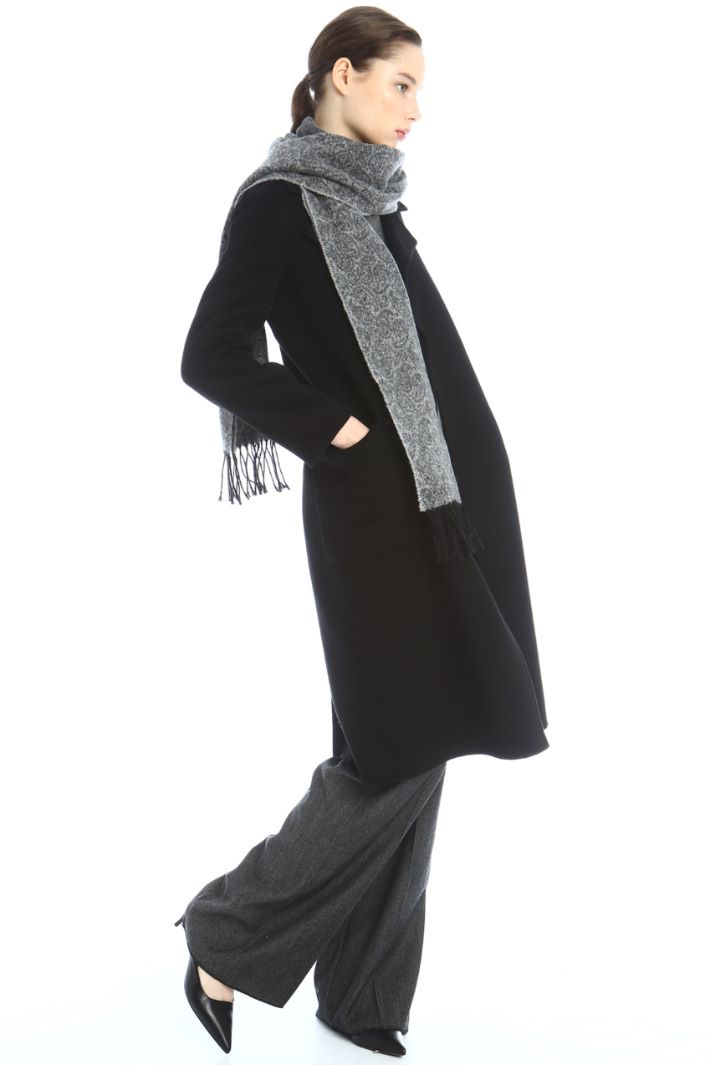 Sciarpa in lana - GRIGIO NERO - Fashion Market - 2
