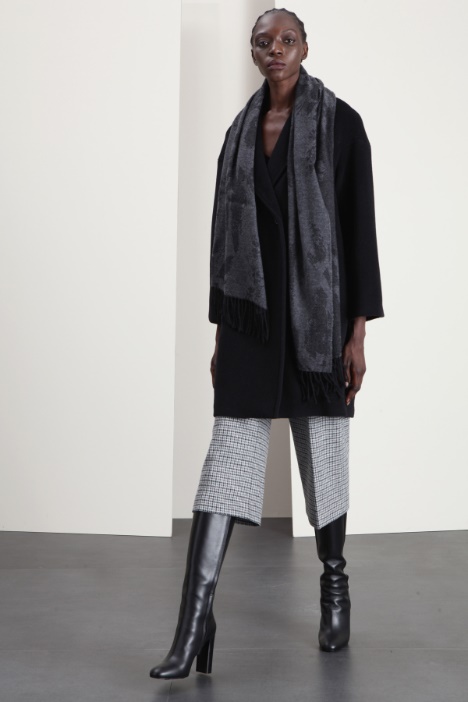 Sciarpa in lana jacquard - Fashion Market