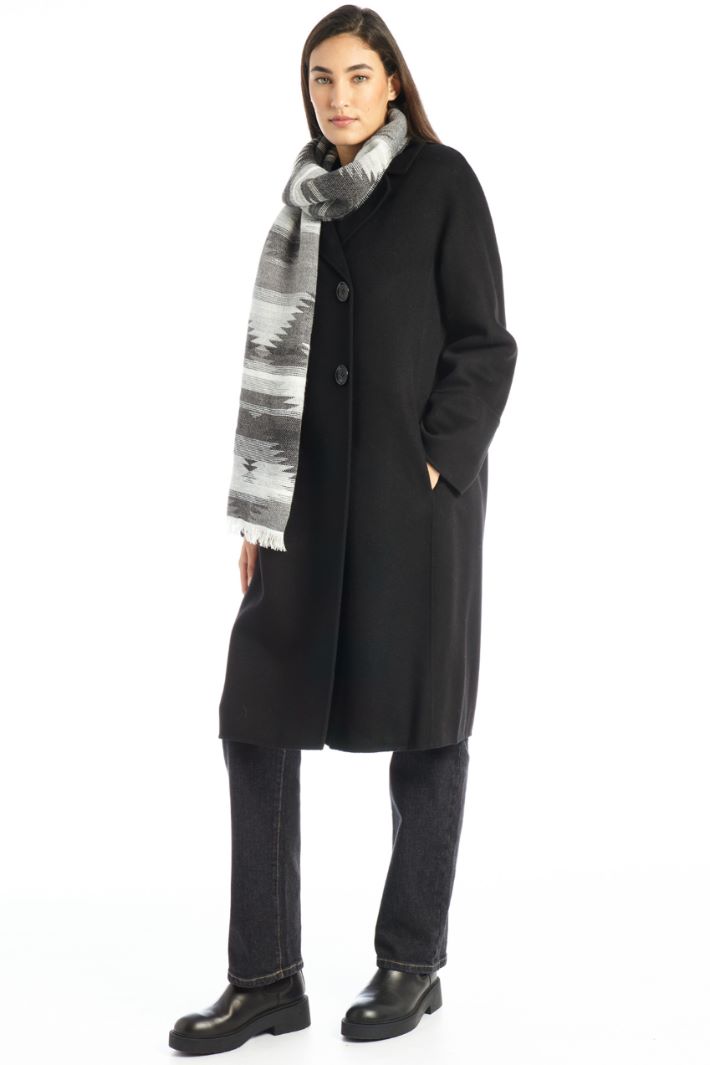 Sciarpa in tessuto jacquard - GRIGIO - Fashion Market - 2