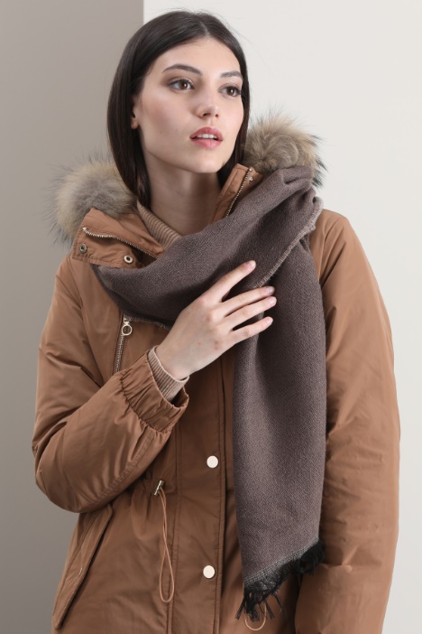 Sciarpa reversibile in viscosa - Fashion Market