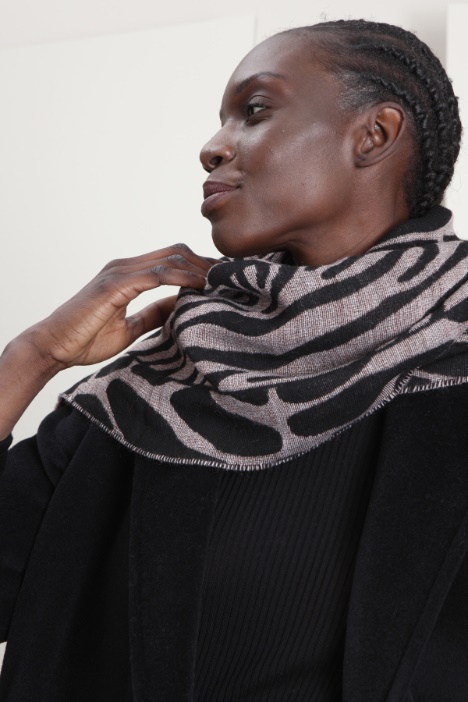 Sciarpa in tessuto jacquard - Fashion Market